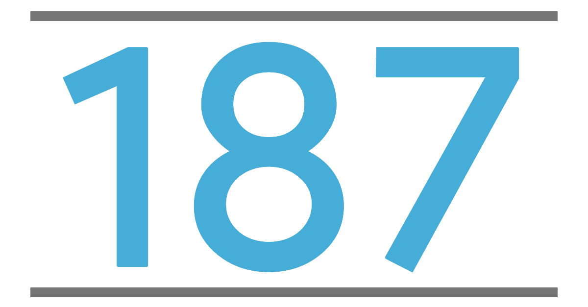 Attēlu rezultāti vaicājumam “number 187”